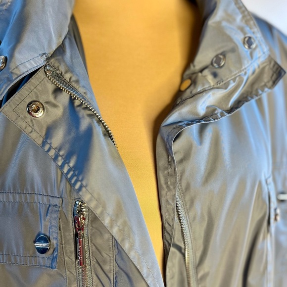 Calvin Klein Hooded Flap Pocket Anorak Jacket. Blue size 1X - Picture 6 of 17